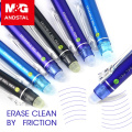 Andal Bullet Gel Gel Ink Pen 0.5 mm Crystal Blue Ink Pen para niños para niños Escritura